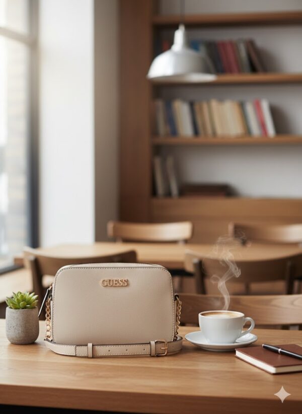 GUESS Beige Crossbody Bag