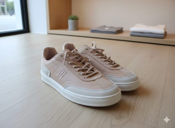 Tommy Hilfiger Women’s Beige Low-Top Sneakers