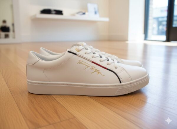Tommy Hilfiger Women’s White Low-Top Sneakers